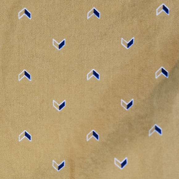 3T Boy PD & C Peached Poplin Button Up Yellow w Print - Picture 4 of 11